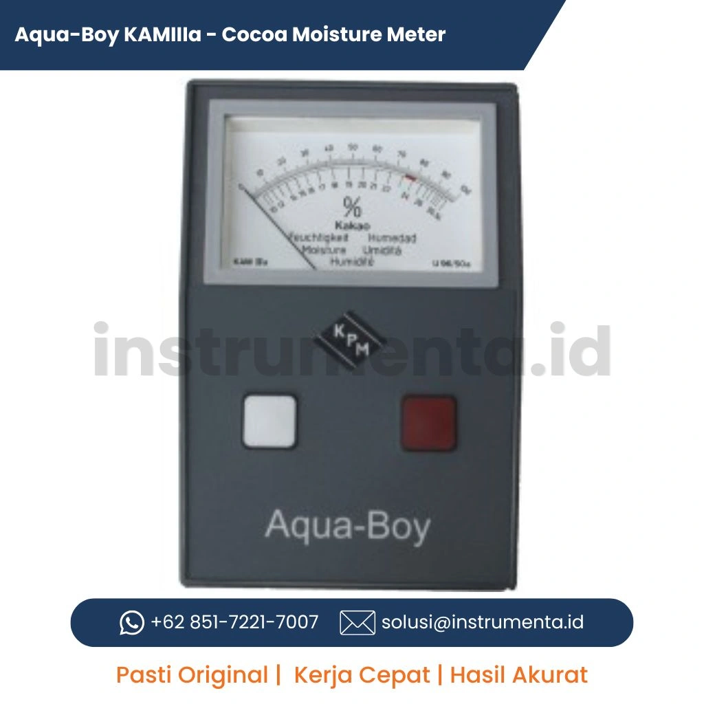 Supplier Aqua-Boy KAMIIIa Cocoa Moisture Meter Alat Ukur Kadar Air Kakao High Moisture Portable Industrial